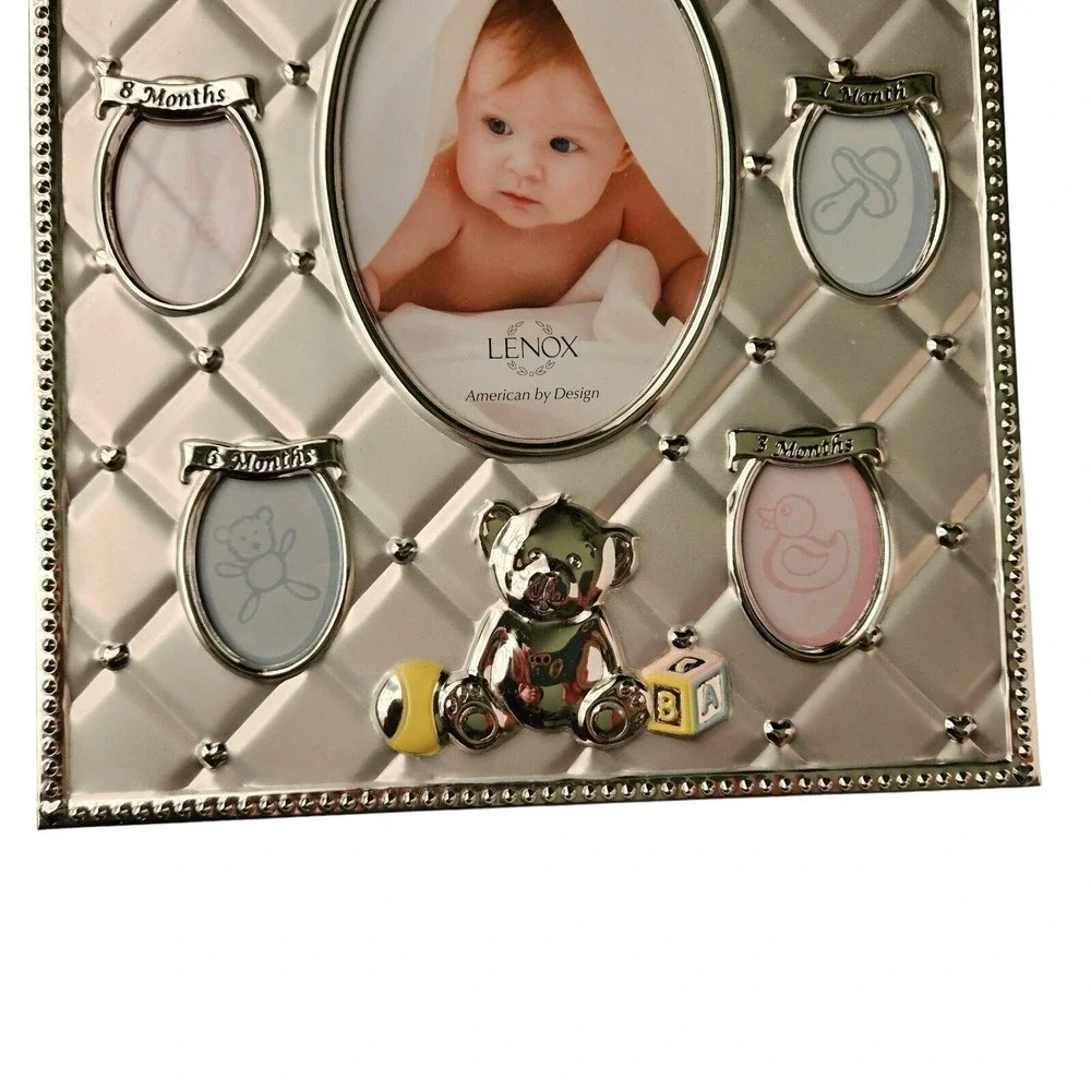 Lenox‎ Photo Picture Frame First Year Baby Childhood Memories Multiple Openings
